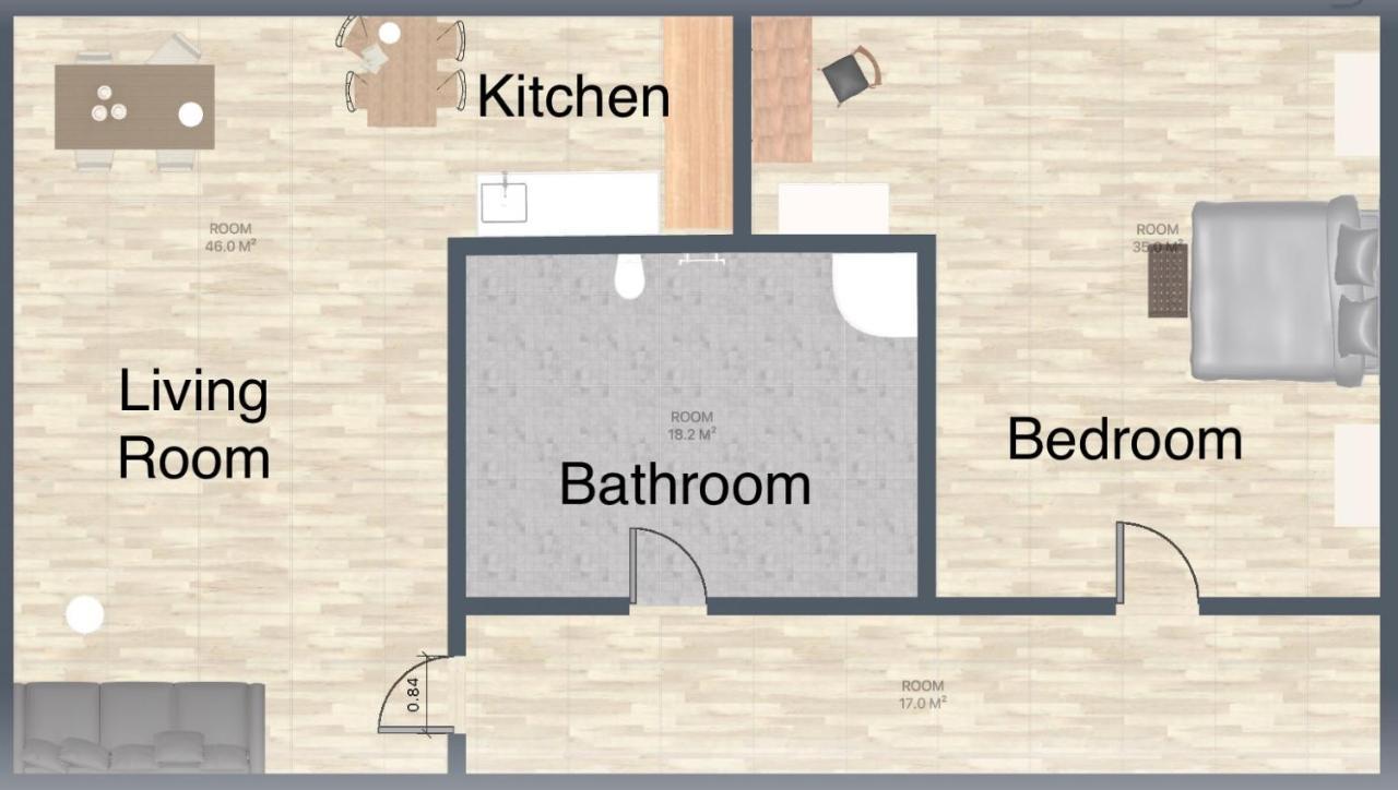 2-Zimmer City Apartment 57M² Mit King Size Bett Und Kueche Μούνστερ Εξωτερικό φωτογραφία